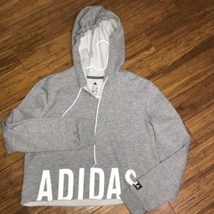 Adidas cropped hoodie